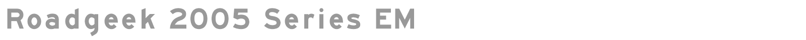 Roadgeek 2005 Series F font preview